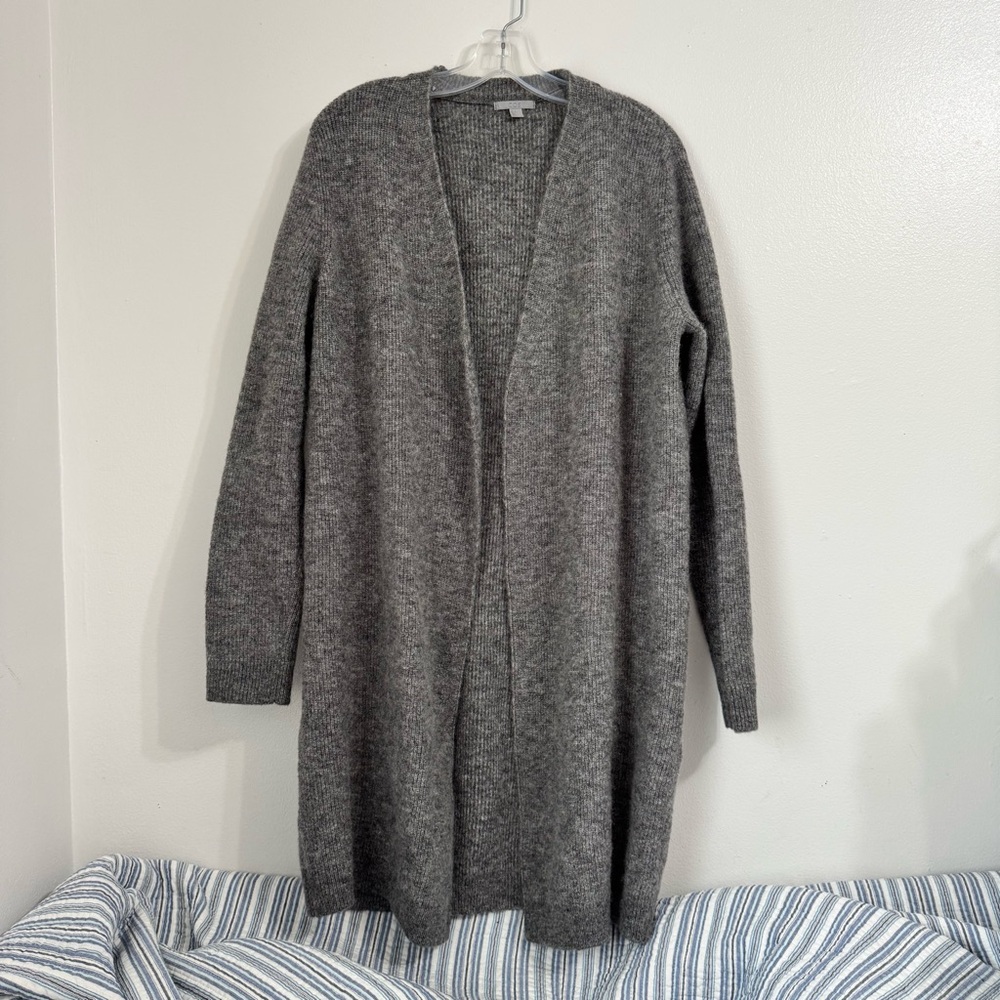 COS Oversized Wool-Blend Gray Cardigan Sz S